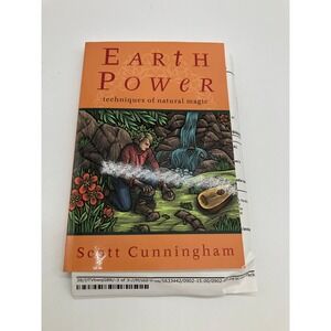 Earth Power Techniques of Natural‎ Magic Scott Cunningham Paperback Book Wicca